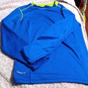 Long sleeve blue shirt for boys